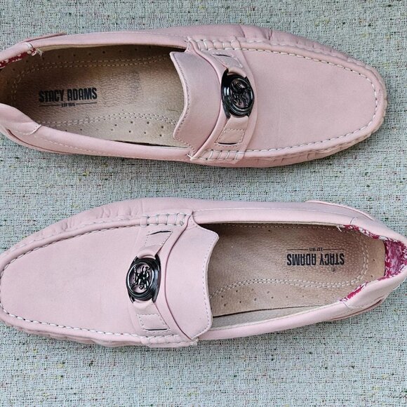 Stacy Adams Men Loafer Shoes Slip On Vegan Upper Flat Fashion Size 11M - Picture 3 of 11
